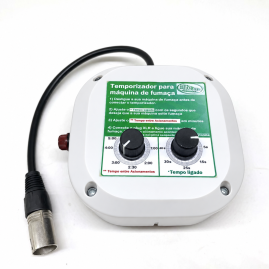 Temporizador para Maquina De Fuma�a com conector XLR acionador timer controle